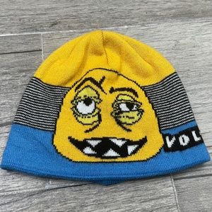 Volcom Kids Beanie Yellow/Blue/Black